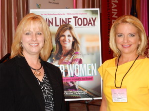 Gawthrop Greenwood partner Stacey Fuller with NBC10 News anchor Tracy Davidson