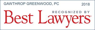 Best Lawyers 2018 Gawthrop Greenwood