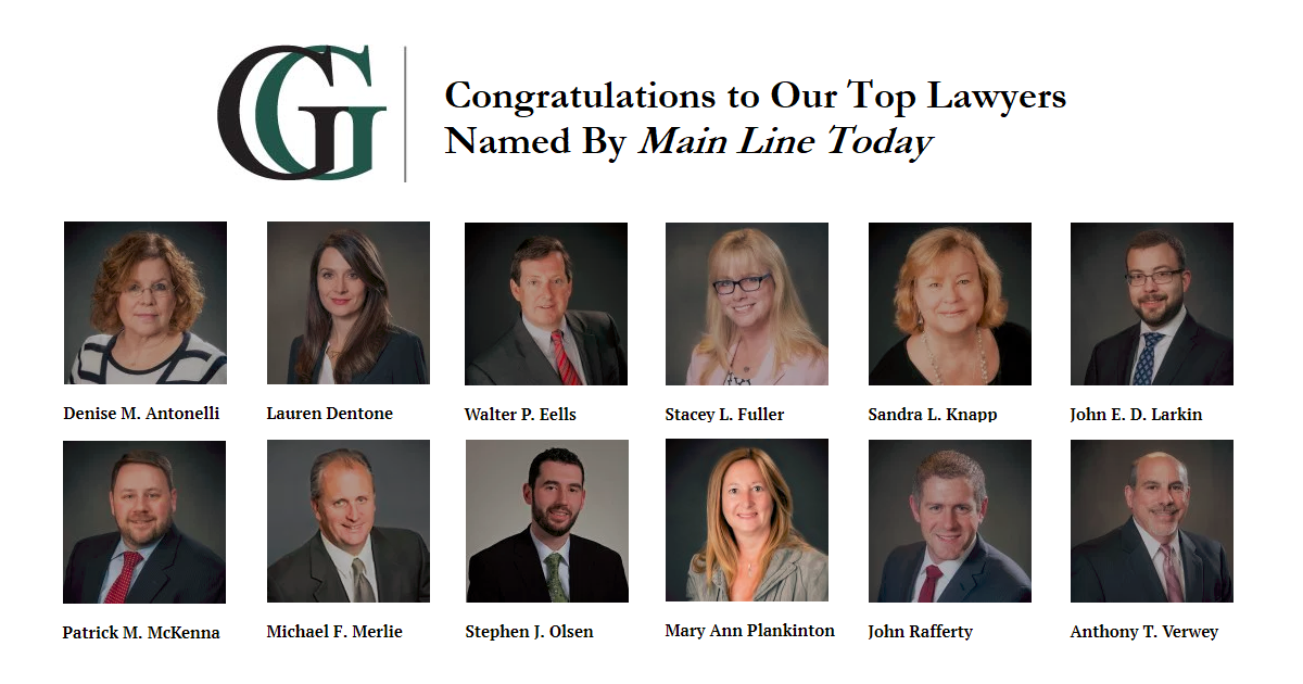 Main Line Today top lawyers 2018