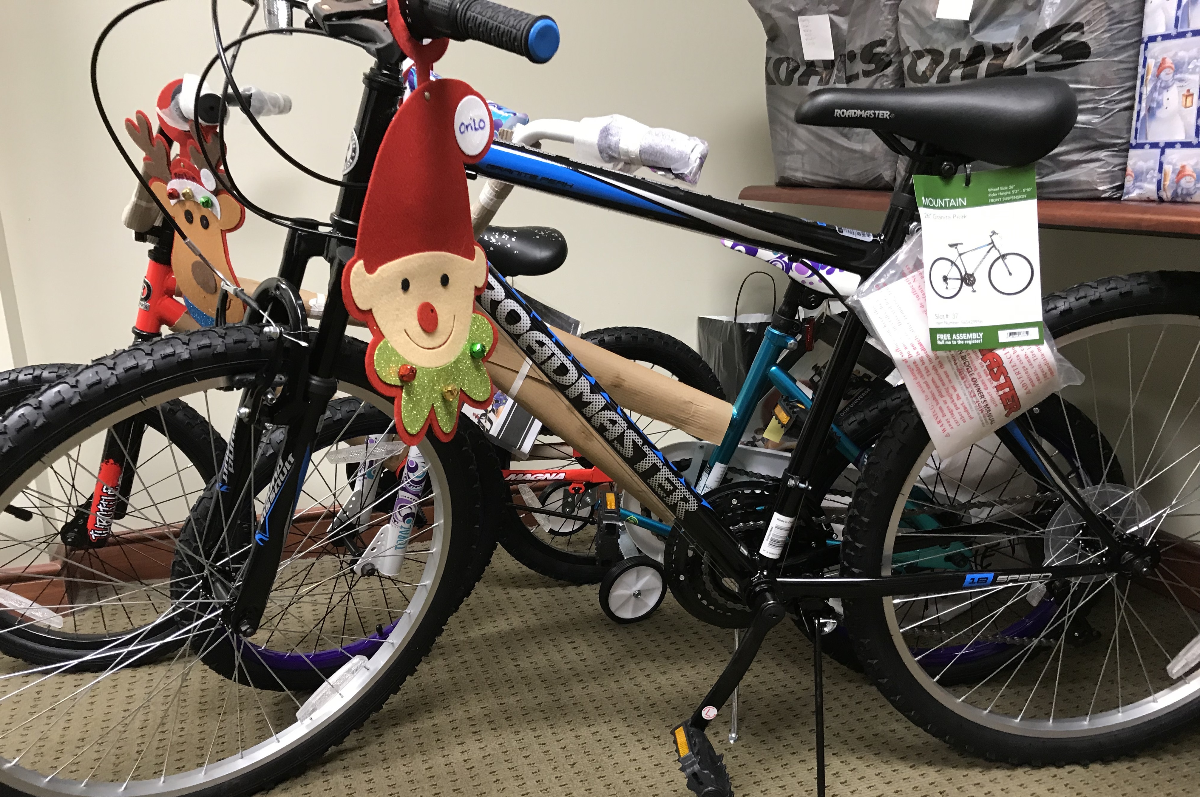 Gawthrop's holiday gift bikes for children