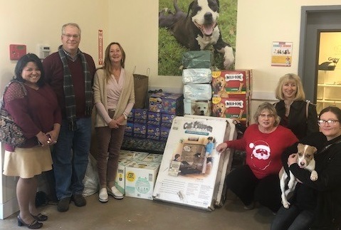 Gawthrop's attorneys in Greater Wilmington donating pet supplies to the Brandywine Valley SPCA
