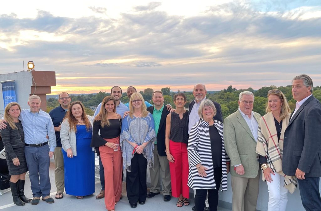 Gawthrop Greenwood attorneys at Up on the Roof fundraising event