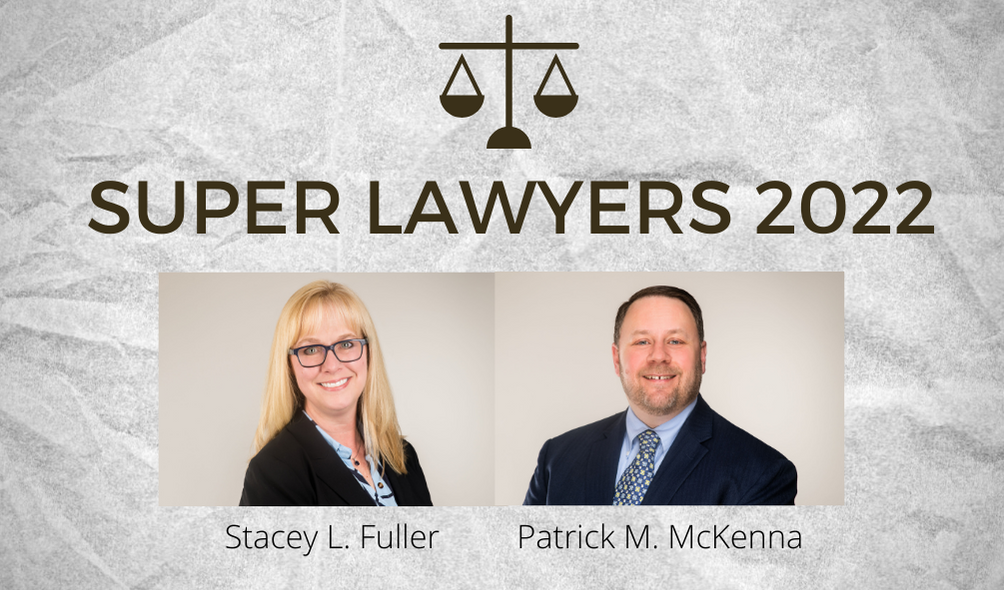 Super Lawyers Stacey Fuller and Patrick McKenna